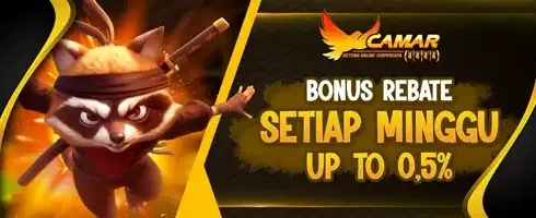 Rebate Slot Mingguan hingga 0.5% promotion banner